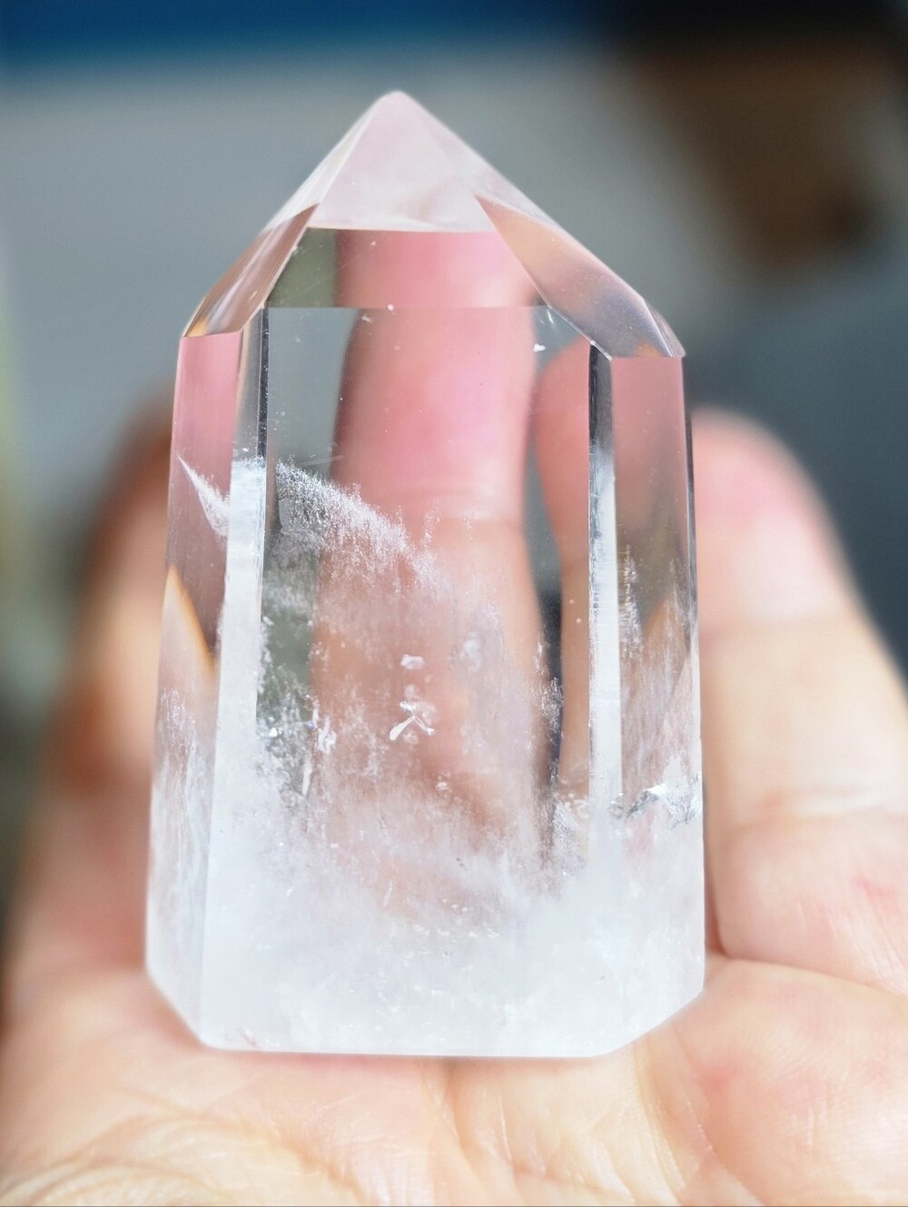 Clear Quartz Point Crystal Tower